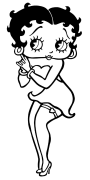 Betty Boop Internetinis Dažymas